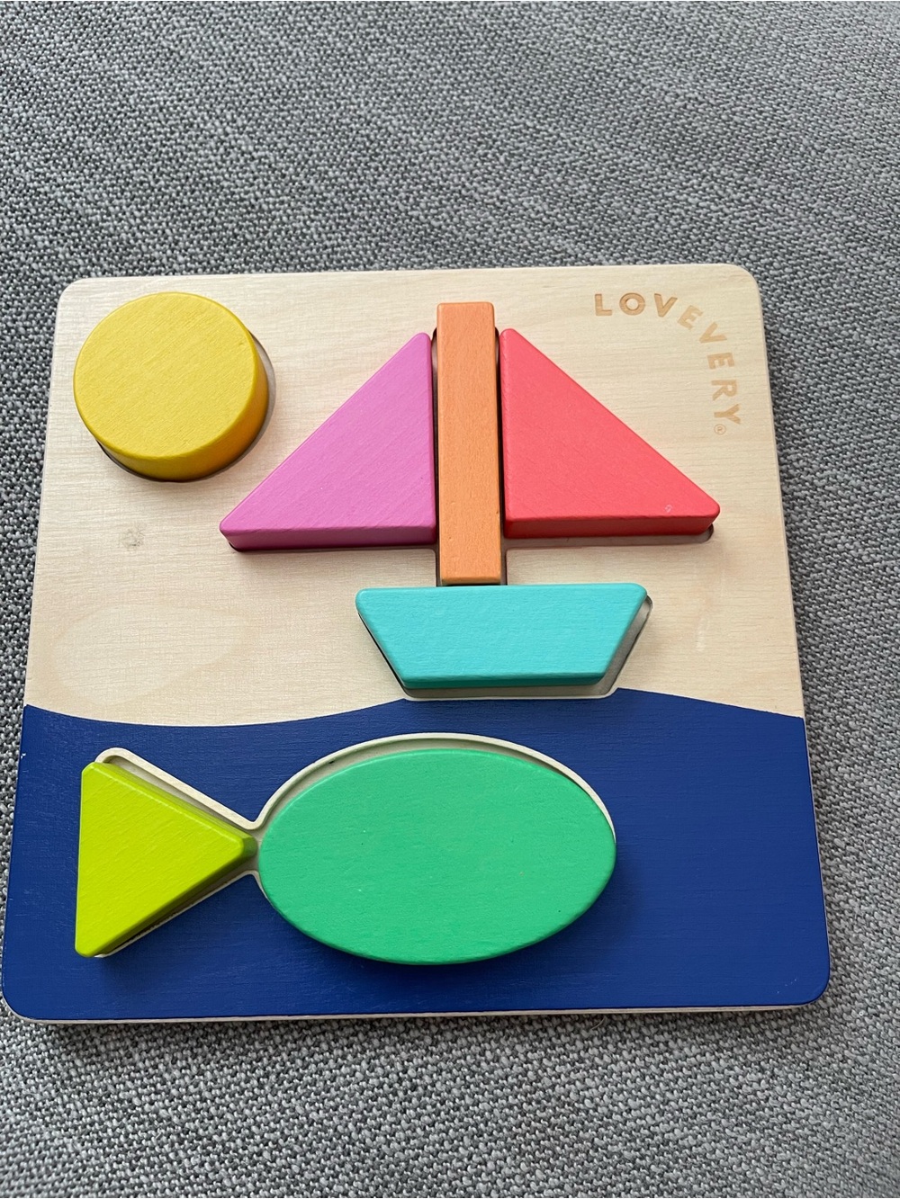 Lovevery- Double Sided Sunny Day Puzzle